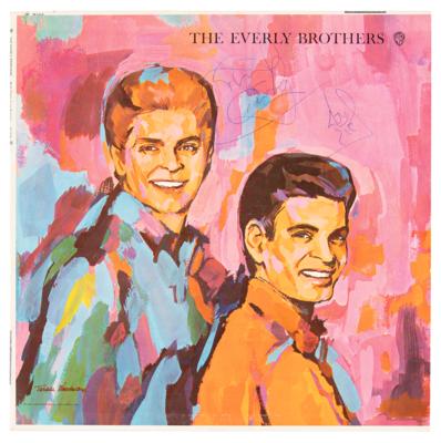 Lot #375 Everly Brothers Signed Album - Both Sides of an Evening - Image 1