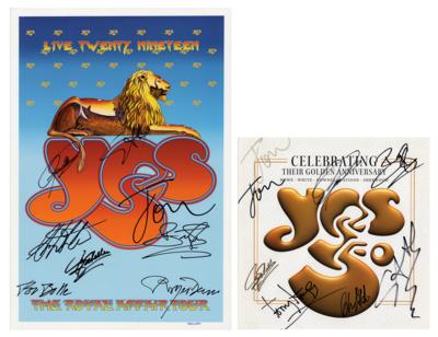 Lot #420 Yes (2) Signed Tour Posters