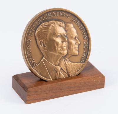 Lot #66 Ronald Reagan 1985 Presidential Inaugural Medal - Bronze - Image 1
