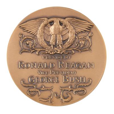 Lot #66 Ronald Reagan 1985 Presidential Inaugural Medal - Bronze - Image 3