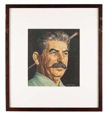 Lot #87 Joseph Stalin: Original Time Magazine Cover Painting by Ernest Hamlin Baker - Image 2