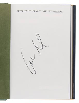 Lot #403 Lou Reed Signed Book - Between Thought and Expression - Image 4