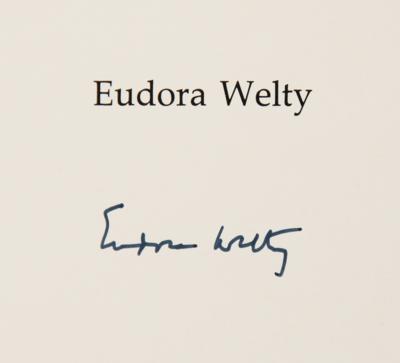 Lot #317 Eudora Welty (20) Signed Unused Book Pages - Image 2