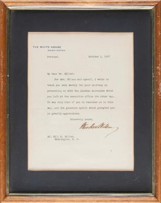 Lot #77 Woodrow Wilson Typed Letter Signed as President - Image 3