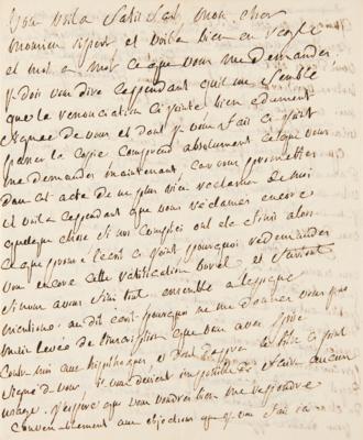 Lot #288 Marquis de Sade Autograph Letter Signed - Image 2
