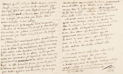 Lot #288 Marquis de Sade Autograph Letter Signed - Image 3
