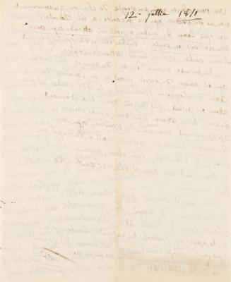 Lot #288 Marquis de Sade Autograph Letter Signed - Image 4