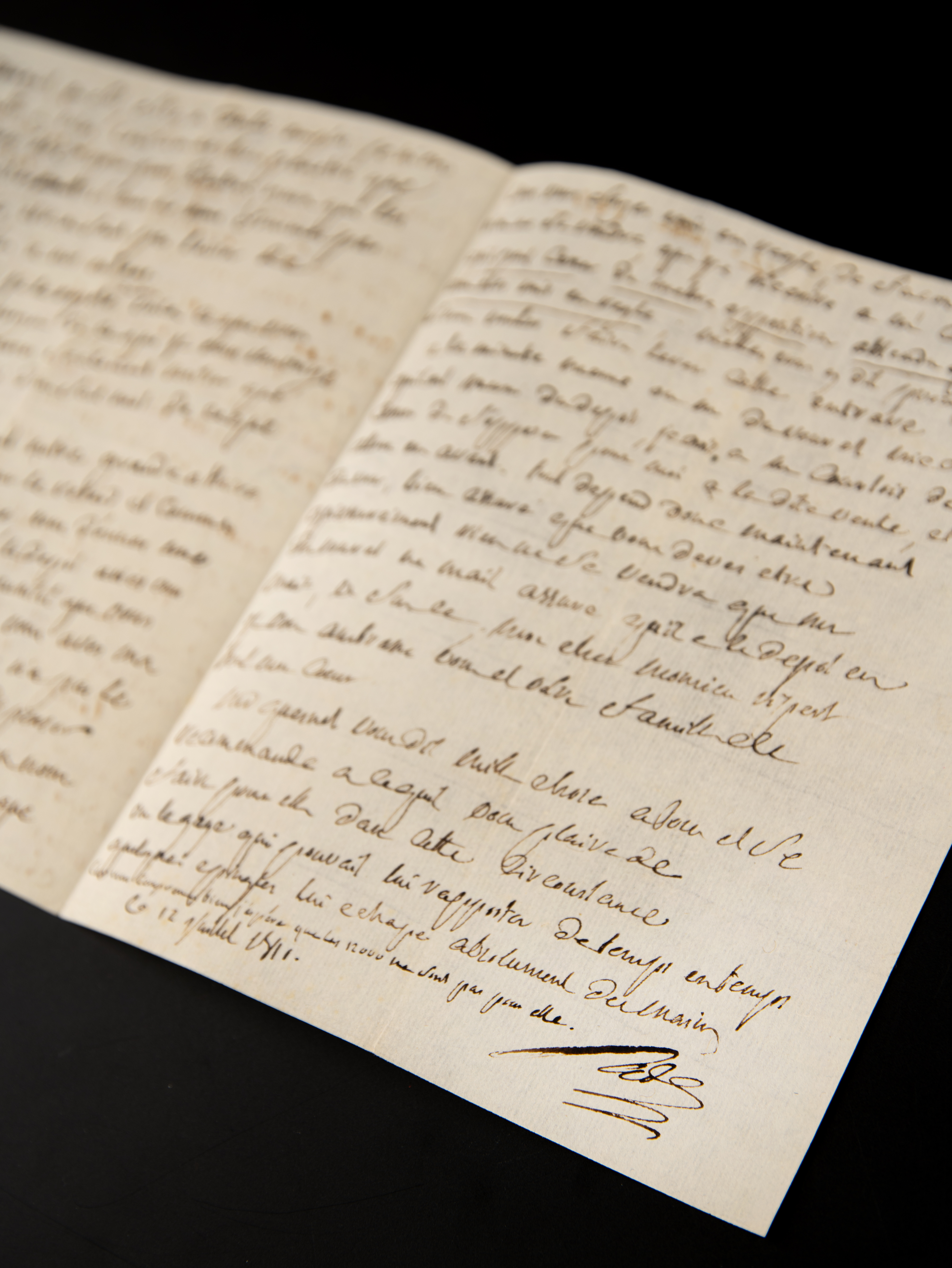Lot #288 Marquis de Sade Autograph Letter Signed