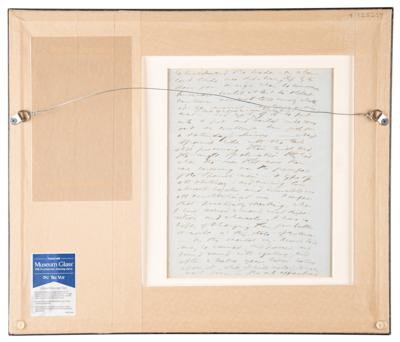 Lot #289 Henry David Thoreau Rare Handwritten Manuscript Leaf from 'Walden' - Image 4