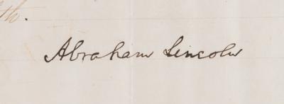 Lot #9 Abraham Lincoln Document Signed as President, Appointing an Assessor of Internal Revenue - Image 3