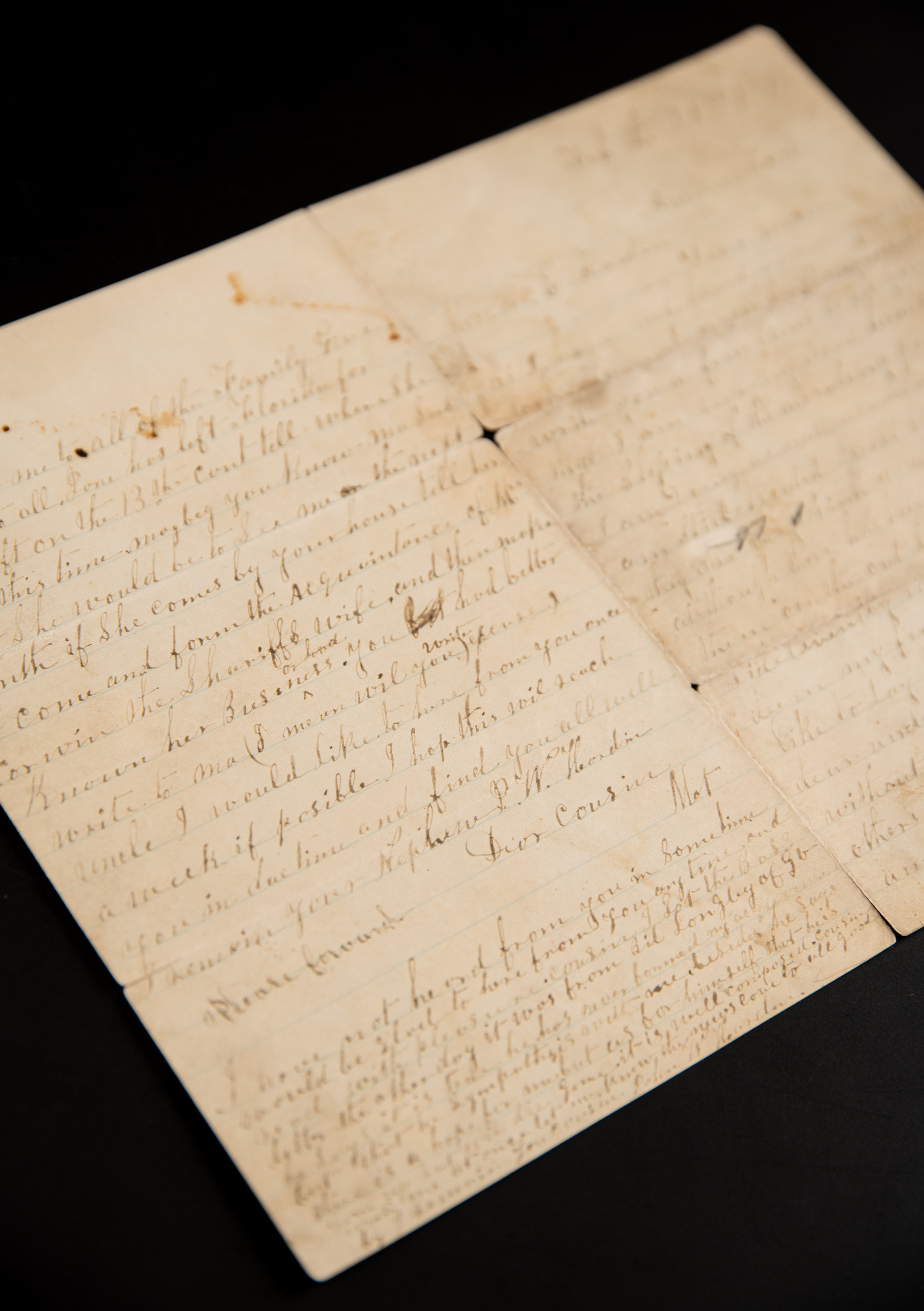 Lot #113 John Wesley Hardin Autograph Letter
