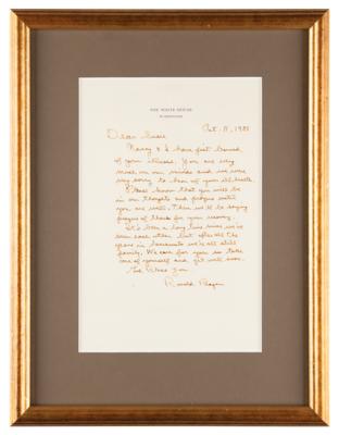 Lot #18 Ronald Reagan Autograph Letter Signed as President - Image 2