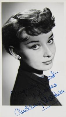 Lot #756 Audrey Hepburn Early Signed Photograph - Image 1