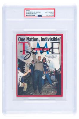 Lot #49 George W. Bush and Bob Beckwith Signed 9/11 Print - Image 1