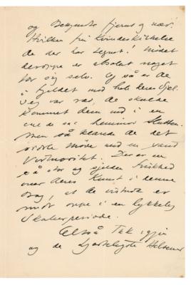 Lot #652 Edvard Grieg Autograph Letter Signed - Image 2