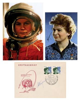 Lot #567 Valentina Tereshkova (3) Signed Items - Image 1