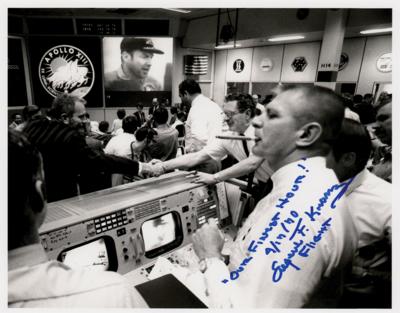Lot #495 Gene Kranz Signed Photograph