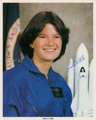Lot #533 Sally Ride Signed Photograph - Image 1