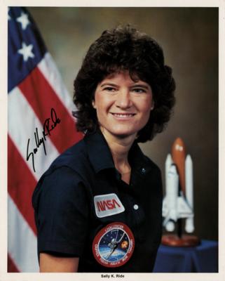 Lot #534 Sally Ride Signed Photograph