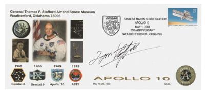 Lot #563 Tom Stafford Signed Commemorative Cover