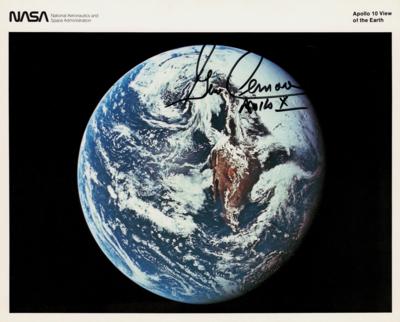 Lot #444 Gene Cernan Signed Photograph - Image 1