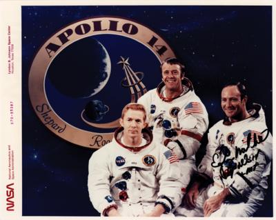 Lot #529 Edgar Mitchell Signed Photograph - Image 1