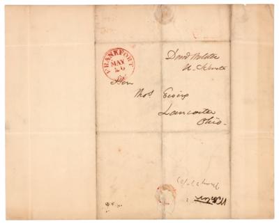 Lot #321 Daniel Webster Autograph Letter Signed with Free Frank - Image 2