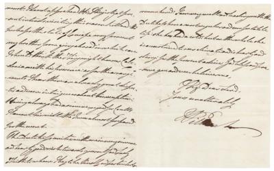 Lot #265 King William IV Autograph Letter Signed - Image 2