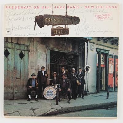 Lot #666 Preservation Hall Jazz Band Signed Album