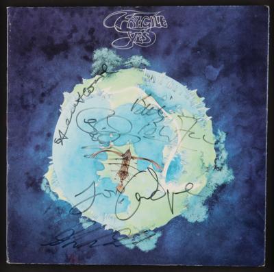 Lot #740 Yes Signed Album - Fragile