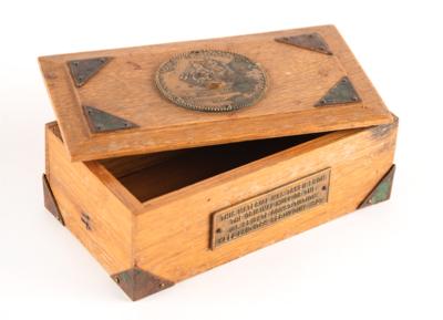 Lot #327 USS Constitution Wooden Relic Box
