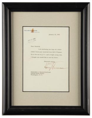 Lot #122 Harry S. Truman Typed Letter Signed as President - Image 2