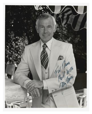 Lot #783 Johnny Carson Signed Photograph