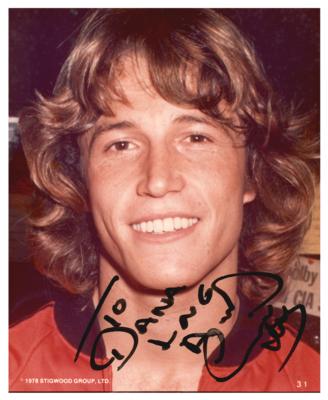 Lot #745 Andy Gibb Signed Photograph