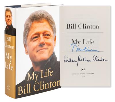 Lot #58 Bill and Hillary Clinton Signed Book - My Life - Image 1