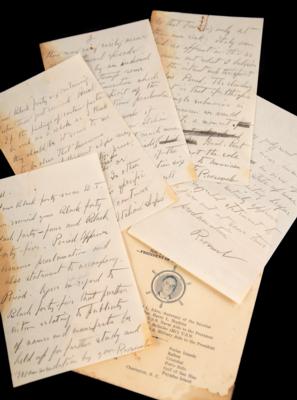 Lot #36 Franklin D. Roosevelt (3) Autograph Letters Signed as President to Cordell Hull on the Second Italo-Ethiopian War - Image 1