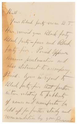 Lot #36 Franklin D. Roosevelt (3) Autograph Letters Signed as President to Cordell Hull on the Second Italo-Ethiopian War - Image 2