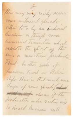 Lot #36 Franklin D. Roosevelt (3) Autograph Letters Signed as President to Cordell Hull on the Second Italo-Ethiopian War - Image 5