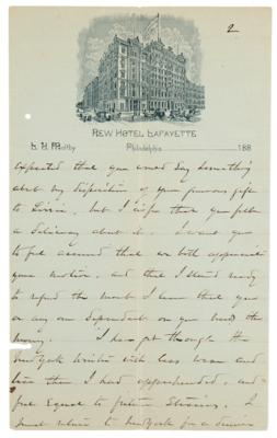Lot #334 William T. Sherman Autograph Letter Signed: “We did not dream in 1865, that we would have to apologize for our conduct in the War” - Image 4