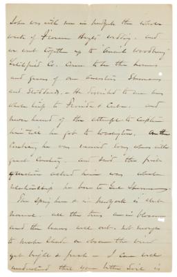 Lot #334 William T. Sherman Autograph Letter Signed: “We did not dream in 1865, that we would have to apologize for our conduct in the War” - Image 7