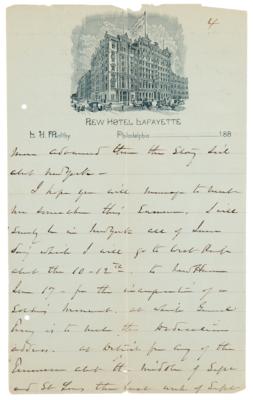 Lot #334 William T. Sherman Autograph Letter Signed: “We did not dream in 1865, that we would have to apologize for our conduct in the War” - Image 8