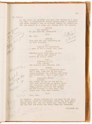 Lot #764 Gregory Peck's Hand-Annotated Script for Twelve O'Clock High - Image 10