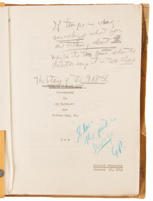 Lot #764 Gregory Peck's Hand-Annotated Script for Twelve O'Clock High - Image 2