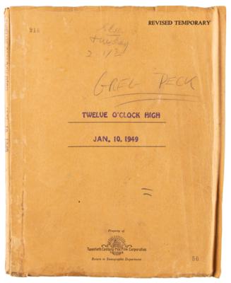 Lot #764 Gregory Peck's Hand-Annotated Script for Twelve O'Clock High - Image 3
