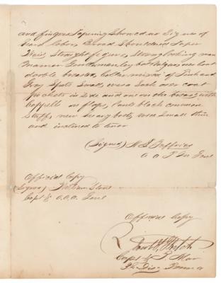 Lot #195 Lincoln Assassination: Original Manuscript Wanted Notice for Conspirator Lewis Powell - Image 2