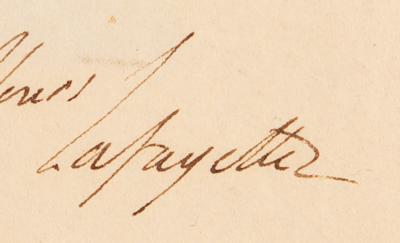 Lot #326 Marquis de Lafayette Autograph Letter Signed to Justice Story, Praising America's Social and Political Institutions - Image 2