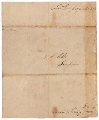 Lot #329 Oliver Hazard Perry Signed Orders During War of 1812 - Image 3