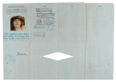 Lot #335 Eddie Rickenbacker's Signed Passport (1923) - Image 2