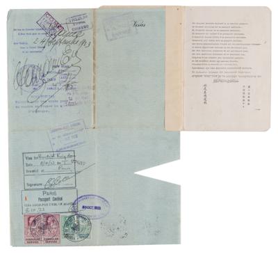 Lot #335 Eddie Rickenbacker's Signed Passport (1923) - Image 3