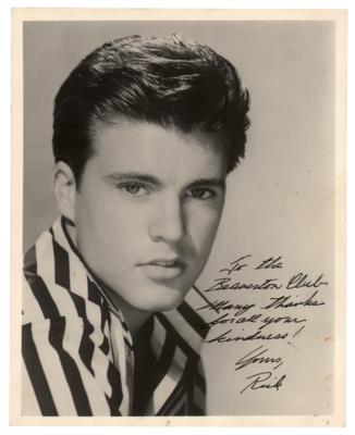 Lot #720 Rick Nelson Signed Photograph